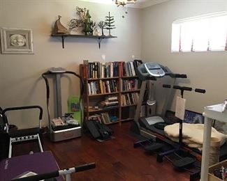 Lots of New Exercise Equipment and books