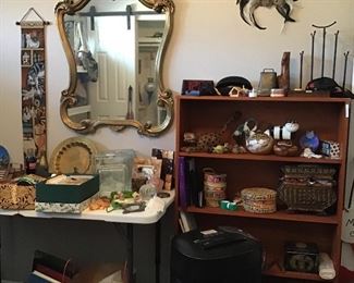 Mirror, Book Shelf, Cats, etc