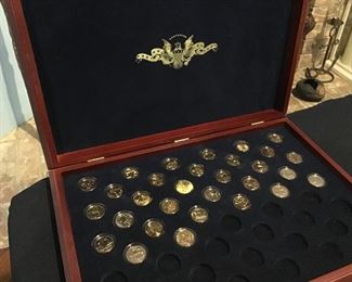 Gold plated state Quarter Set 