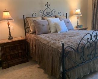 King size tempurpedic bed, plush high end mattress! Everything is priced to sell at this ONE DAY SALE!!!