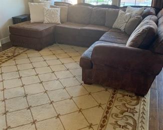 Chair pictured earlier goes with this sectional