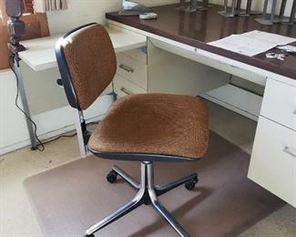 The Central Fireproofing Co brand mid century desk chair