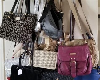 Lots of handbags, shoes, hats and more!