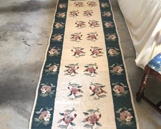 Kilim runner- reversible! 33” x 8’2”