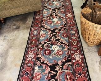 30” x 10 foot kilim runner-reversible. Excellent condition 30” x 10 feet