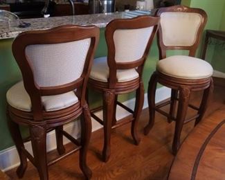 Three bar stools