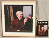 KAREN BYSTEDT LTD. ED. PHOTOGRAPH. PART OF A SERIES OF THE LOST WARHOLS. ARTIST PROOF AND SIGNED KAREN BYSTEDT. FRAMED UNDER GLASS. GOOD. 17" SQUARE