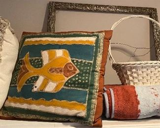 Great selection of pillows throughout the home