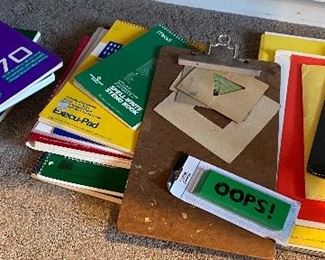 Notebooks. Artist paper and sketch books and more