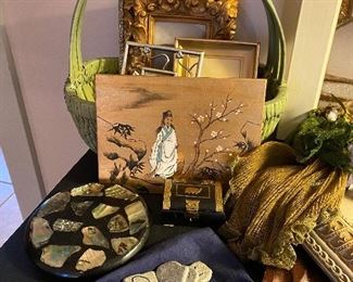 Everything has a mystical flair from the art to all the objects for sale