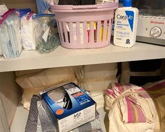 bath supplies ready to go