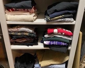 another view of the large walk in closet/now menswear shop