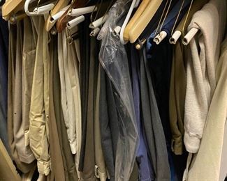 Loads of nice dress slacks and everyday pants