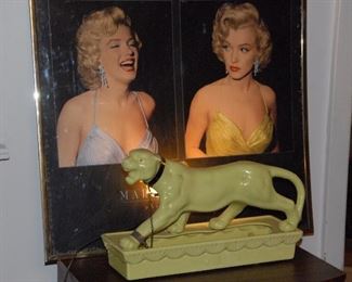 Mid Century TV planter light.