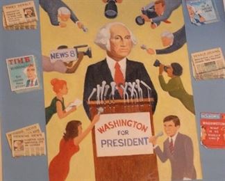 What if Washington was on the ballot today? Big scandal over the "Cherry Tree Incident."