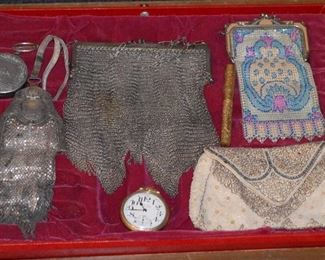 Vintage mesh purses
