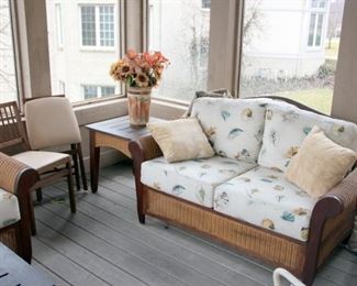 Beautiful Set of Outdoor Wicker Furniture