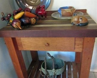 Butcher block and accessories