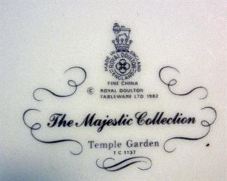 Royal Doulton  "Temple Garden" pattern 