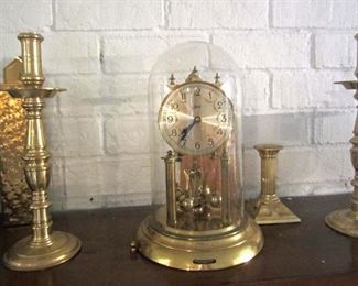 Brass and great Anniversary clock