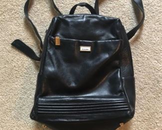 Real leather backpack in good condition. 