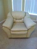 Leather recliner