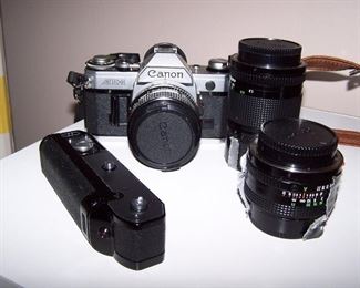 Cannon AE1 Camera and Lenses
