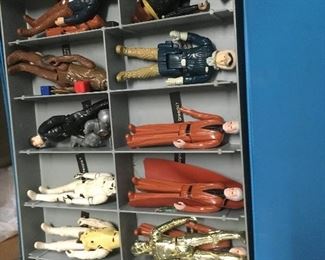 Star Wars Figures in Vintage carry case