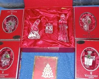 Waterford Holy family, also have the three wise men, ornaments