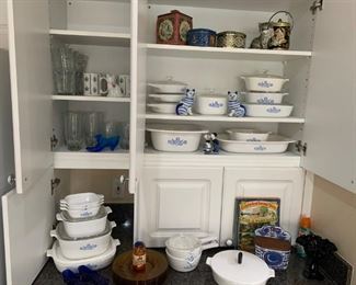 Corningware Blue Cornflower assortment