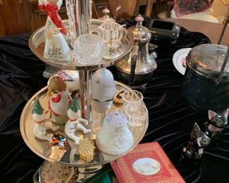 Collectibles & silverplate on copper coffee service