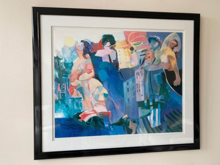 Signed and Numbered Artist Proof Lithograph by Iranian Artist Hessam