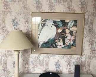 Jeanne Nash Signed and Numbered Framed Print with Other Lovely Decor