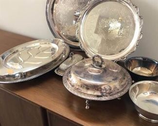 Large Collection of Silverplate
