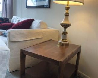 Mid Century Modern Harmony Side Table and Lamp
