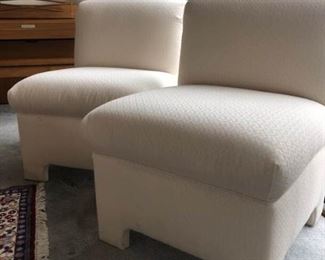 Upholstered Slipper Chairs