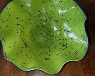 Dale Chihuly Signed Bowl