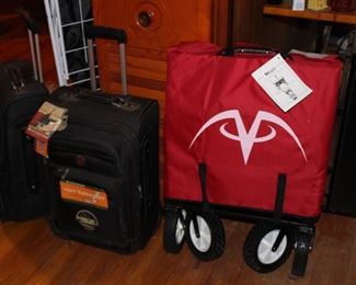 New fold up wagon - perfect for Mardi Gras!