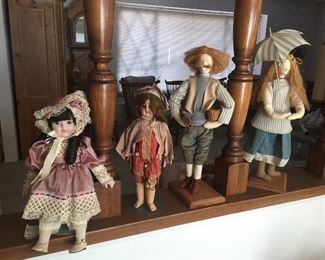 Vintage Cracker box dolls. 