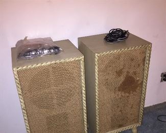 Vintage Heathkit speakers.