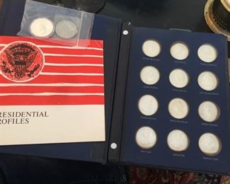 Franklin Mint Presidental Coin Set