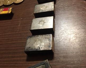 Sterling matchboxes 