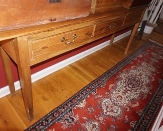 Country Pine Console Table