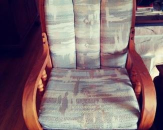 Upholstered Glider Chair