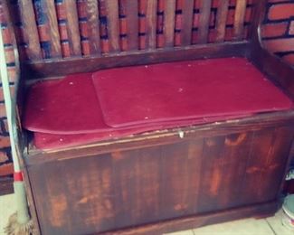 Rustic Storage Bench