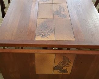 Mid Century Danish modern Table with 5 Chairs