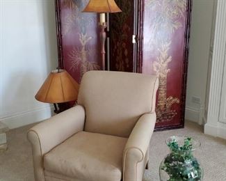 Lee upholstered arm chair
