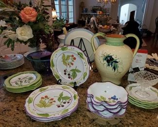 Boutique plates and serving pieces