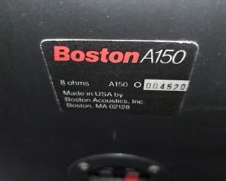 Boston A150 Speakers