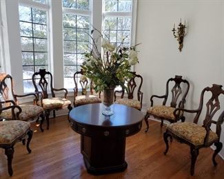 8 Kitchen chairs, Center Table